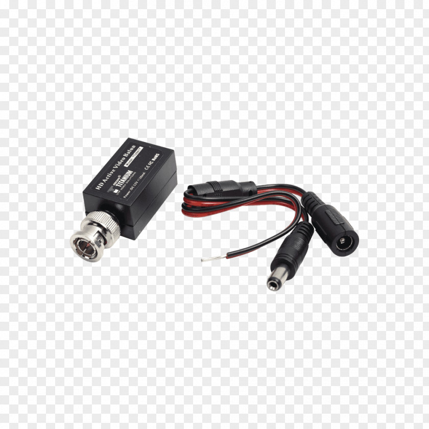 Camera Balun Coaxial Cable Adapter Analog High Definition Twisted Pair PNG