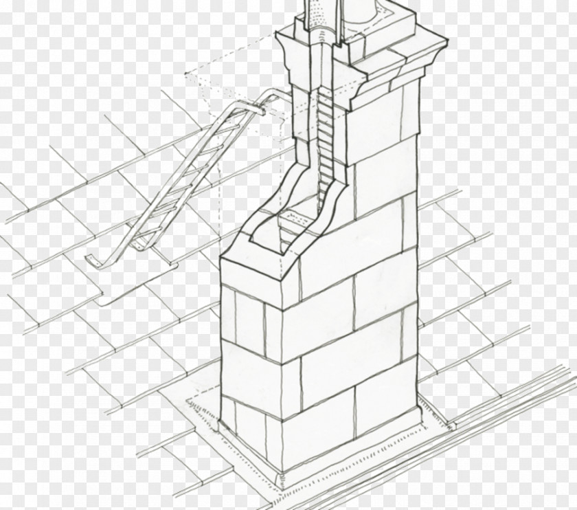 Chimney Sweep Cutaway Drawing Fireplace PNG