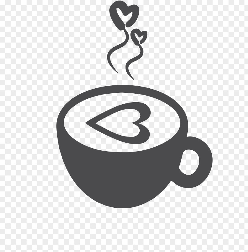 Coffee Cup Cafe Sticker Decal PNG