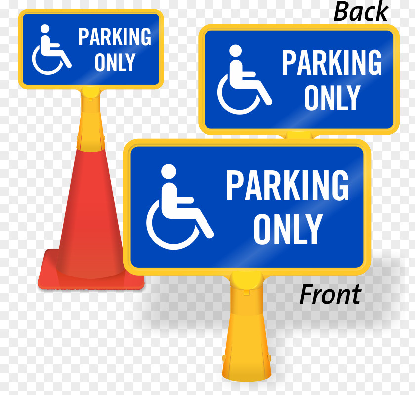 Disabled Parking Symbol Traffic Sign Brand Logo PNG