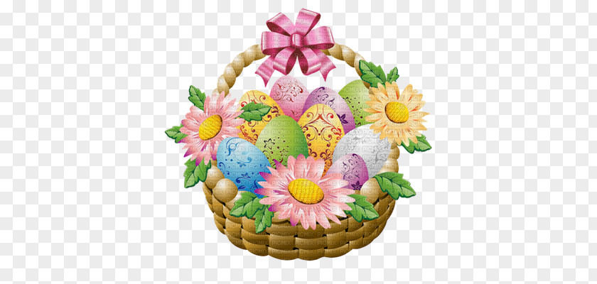 Easter Bunny Basket Clip Art PNG