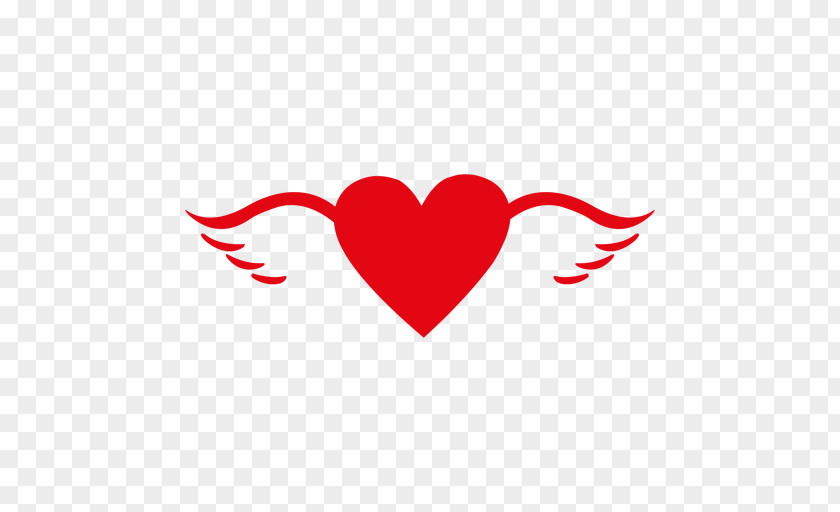 Flying Red Heart Computer Software PNG