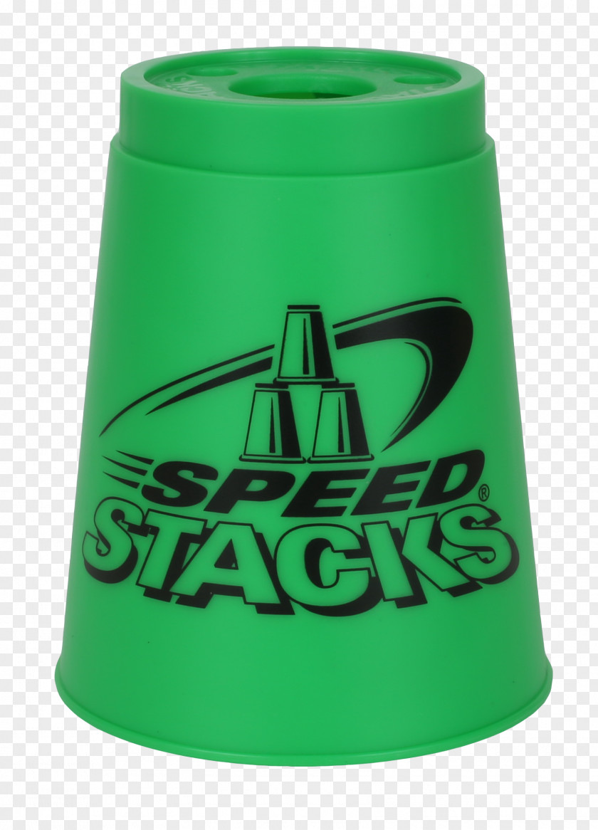 Green Cup World Sport Stacking Association Speed Stacks Competition Cups PNG