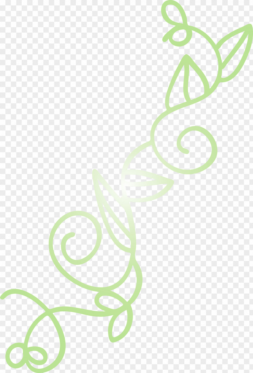 Green Text Font Leaf Plant PNG