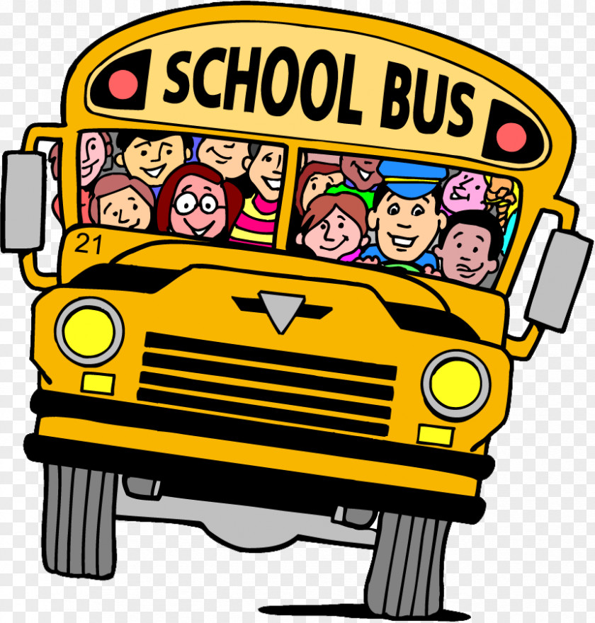 Hand-painted School Bus Driver Clip Art PNG
