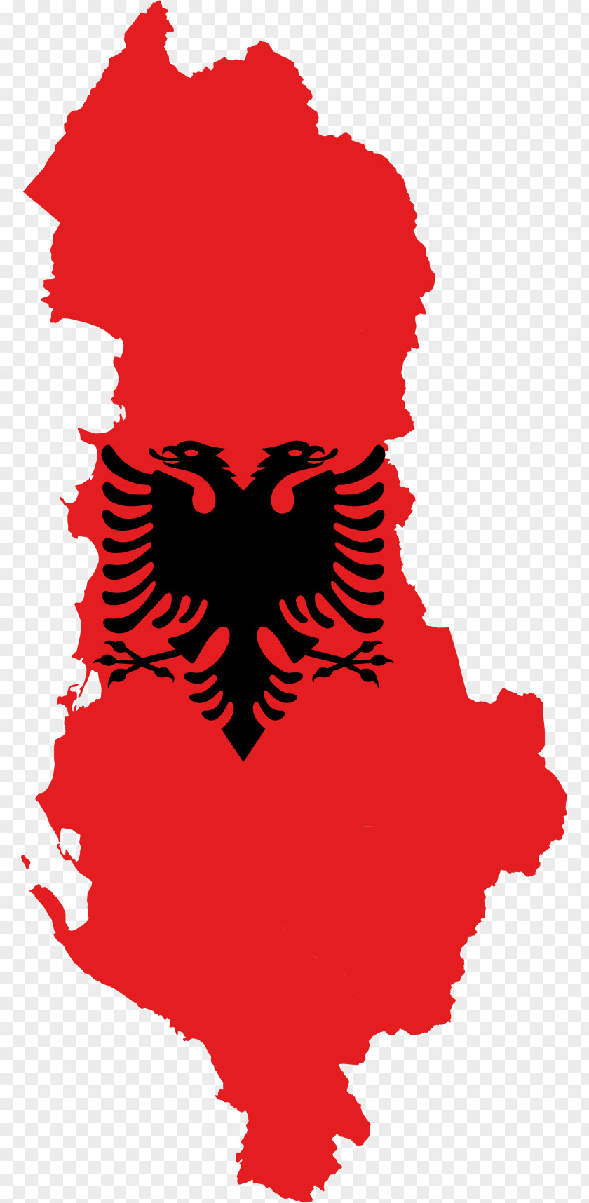 Map Flag Of Albania Stock Photography PNG