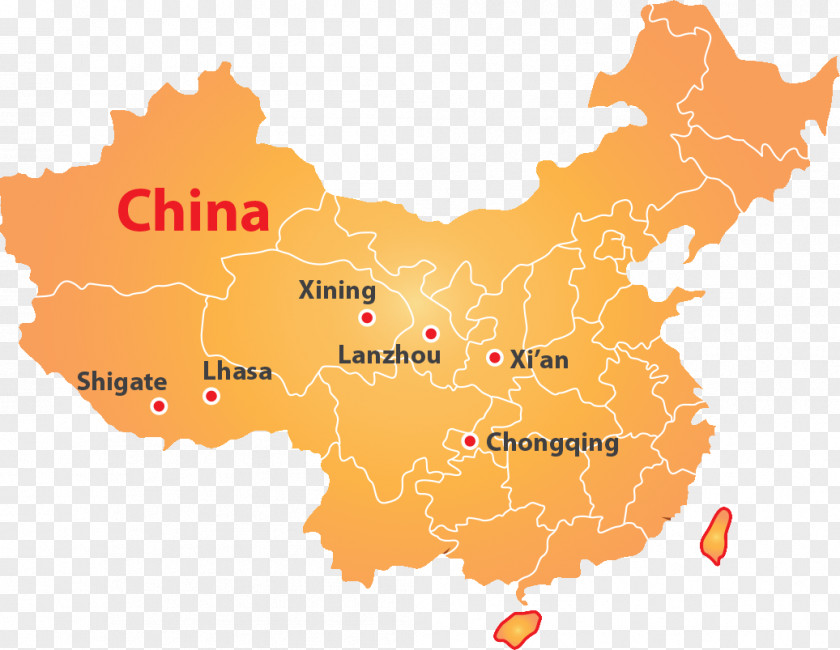Map Wenling Lhasa Provinces Of China PNG