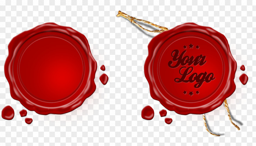 Red Sealing Wax Stamp With Rope Pennsylvania Paper PNG