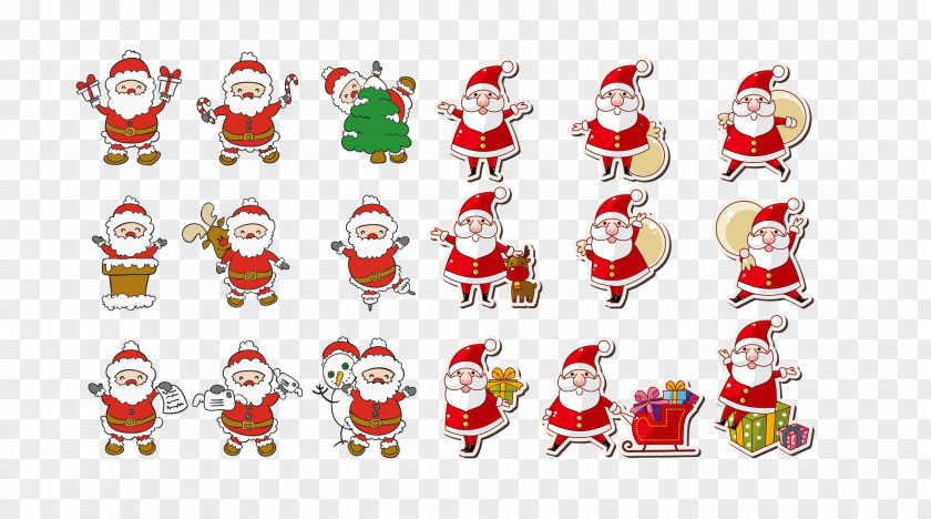 Santa Claus Ded Moroz Paper Christmas PNG