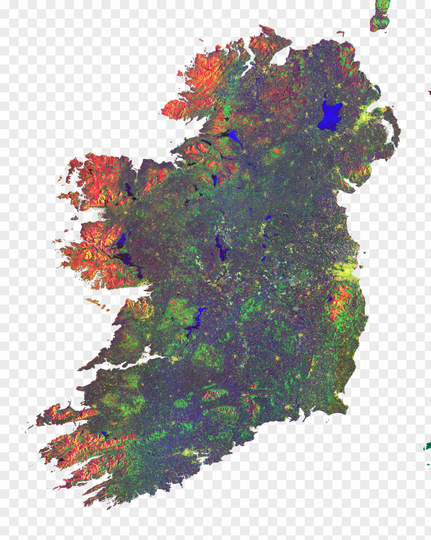 Tudor Conquest Of Ireland Map PNG