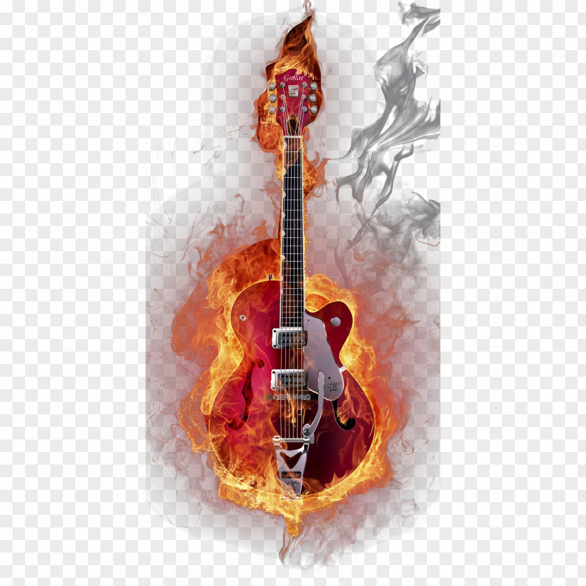 Creative Visual Flame Free Downloads Guitar Feux Musical Instruments PNG
