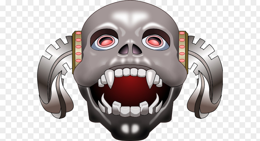 Horror Skull Bone Illustration Cartoon PNG