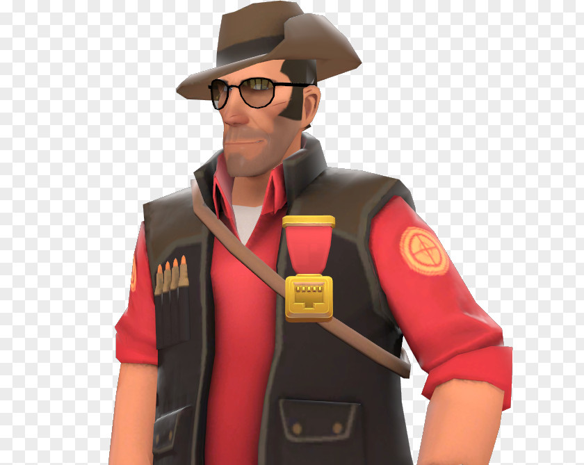 Medal Team Fortress 2 Gold Outerwear PNG