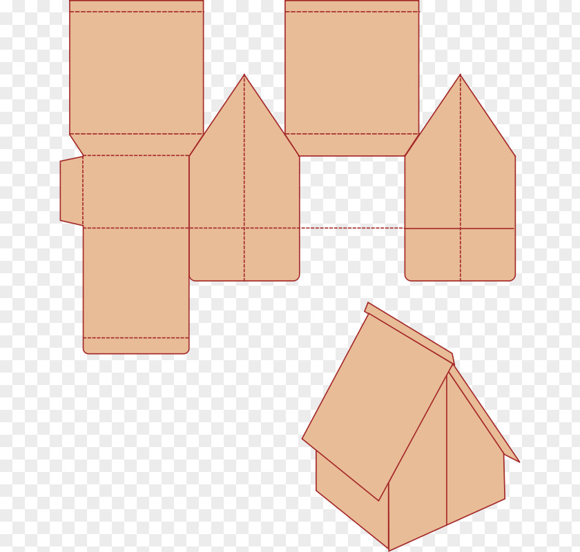 Small Old House Paper Building Floor Plan Image PNG