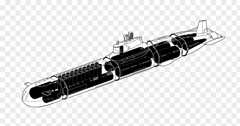 Submarine Scene Typhoon-class Isometric Projection Drawing Ship Class PNG