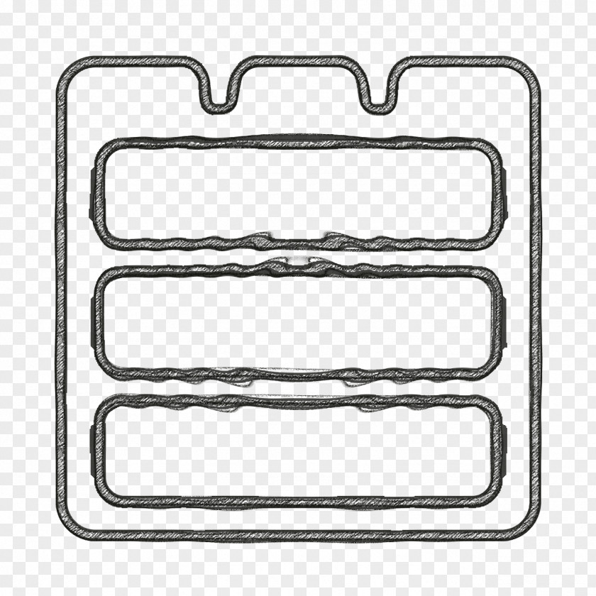 Auto Part Rectangle Battery Icon Charging Level PNG