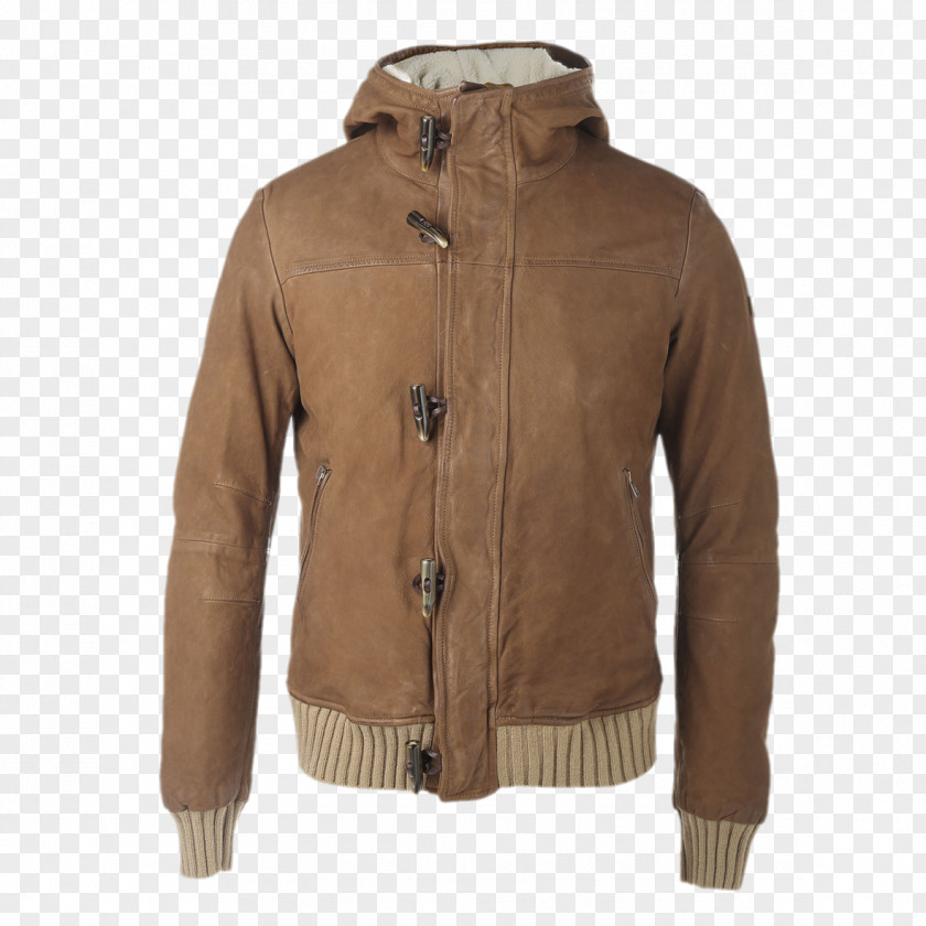 Brown Fur Jacket Leather Clothing PNG