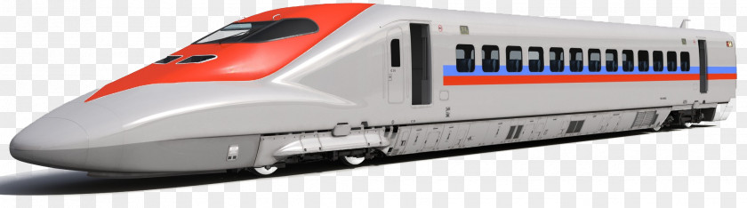 Grey Orange High Iron TGV Passenger Car Rail Transport Train Maglev PNG