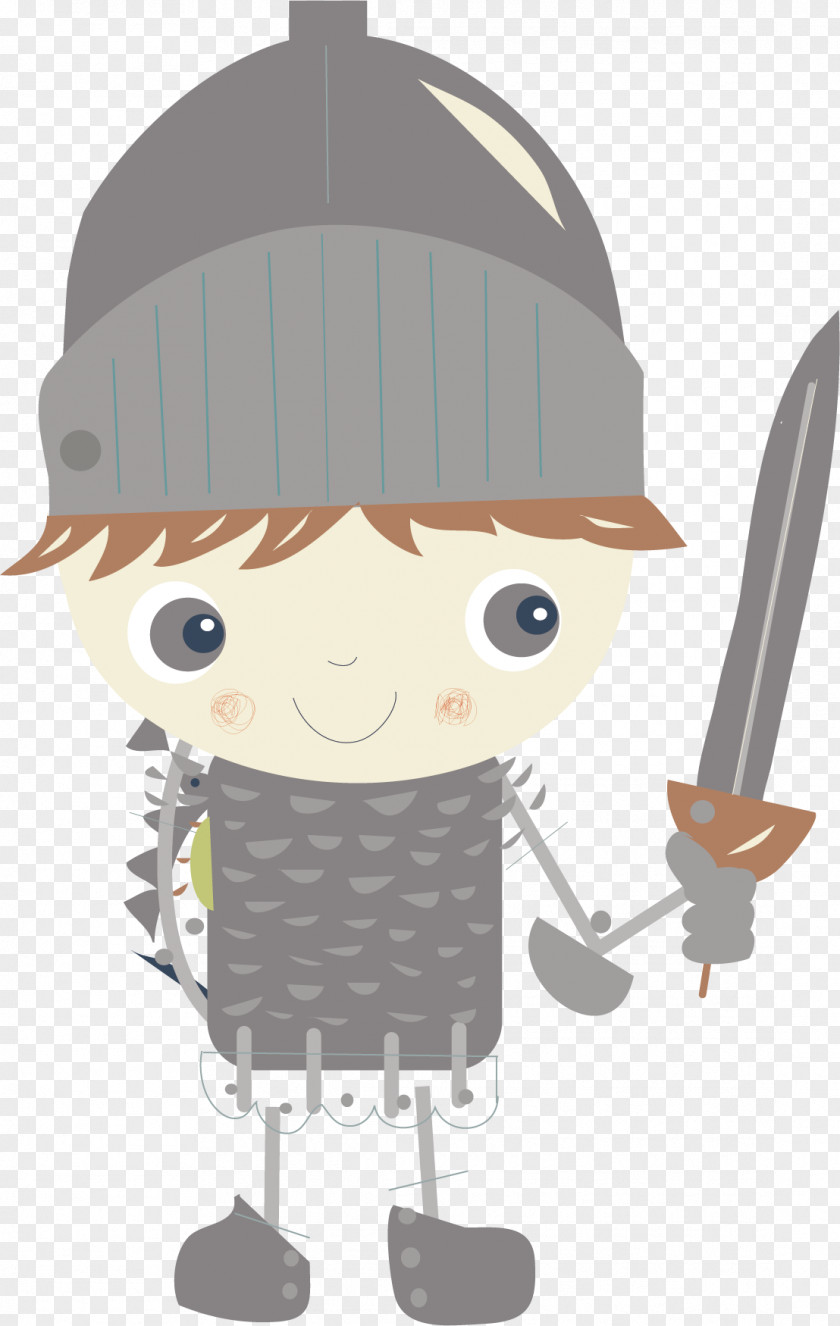 Knight Vector Cartoon Drawing PNG