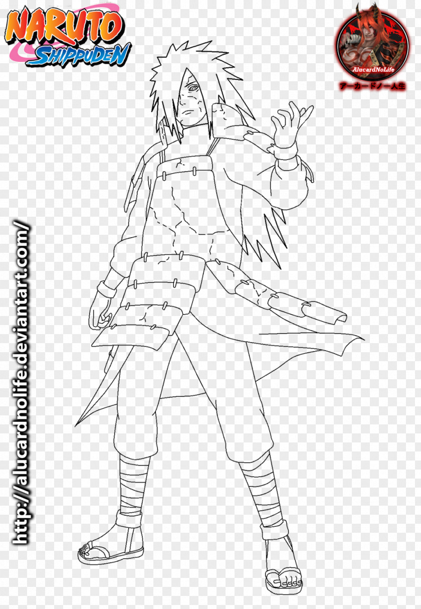 Naruto Line Art Madara Uchiha Itachi Sasuke Drawing PNG