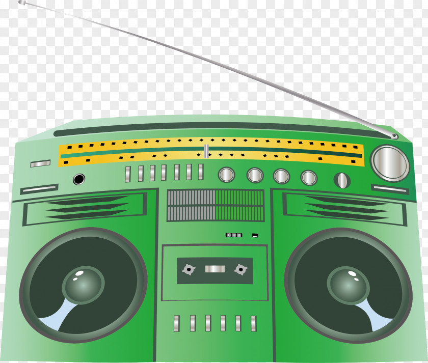 Radio Vector Element Euclidean Tape Recorder PNG