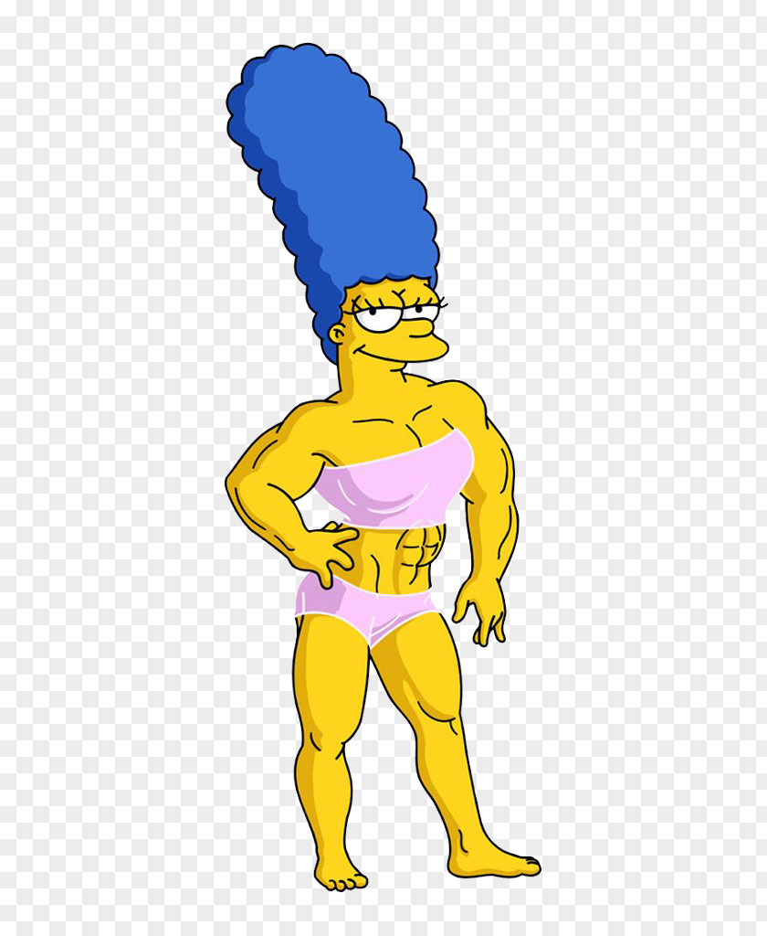 Season 14 Barting Over EpisodeOthers Marge Simpson Strong Arms Of The Ma Simpsons PNG