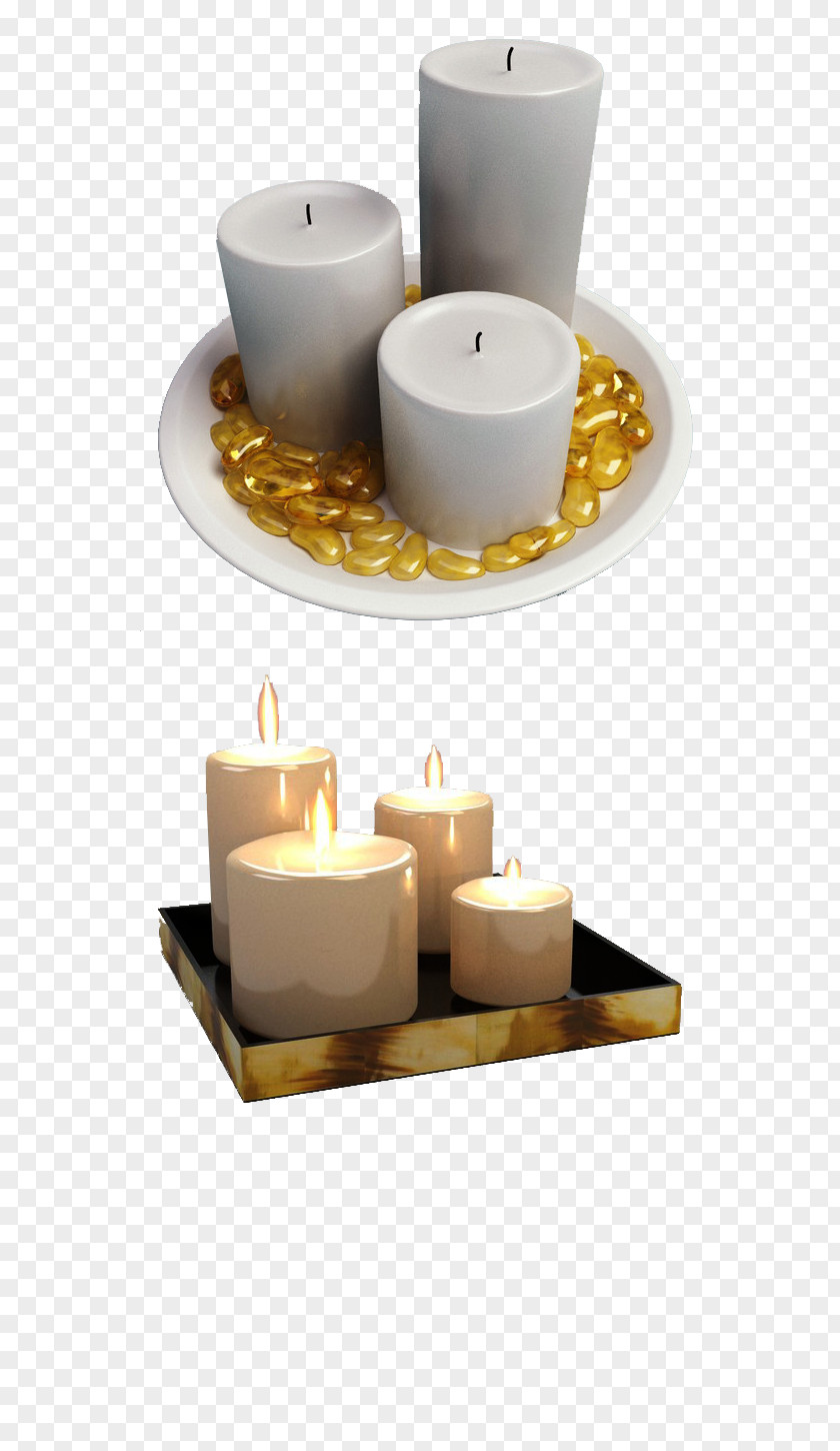 White Candle Soybeans Material Free To Pull Download Icon PNG