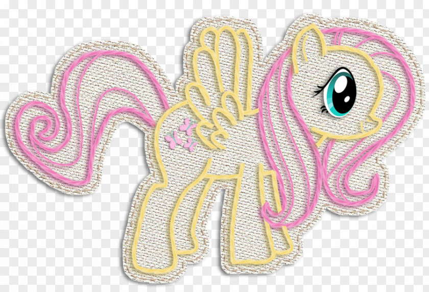 Yarn Kirby's Epic Fluttershy Drawing PNG