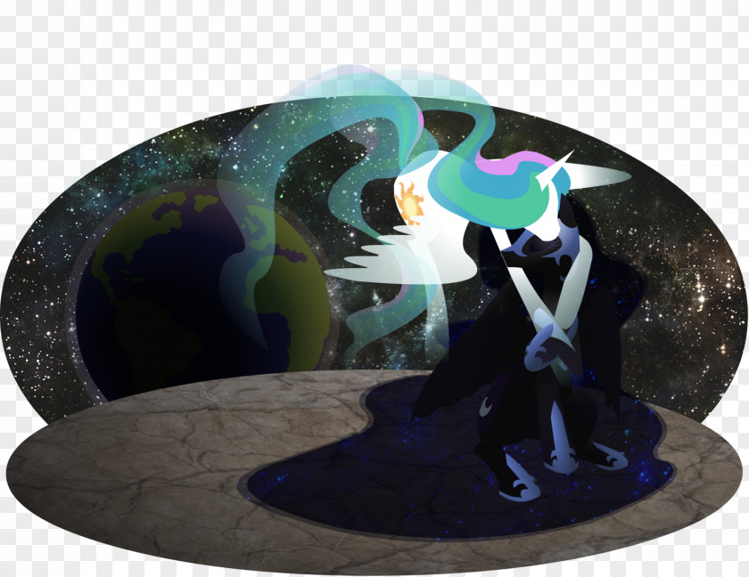 Celestial Background Figurine PNG