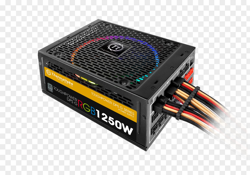 Images Included Power Supply Unit 80 Plus RGB Color Model Thermaltake Converters PNG