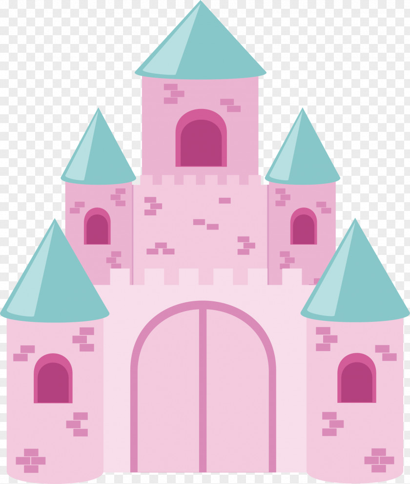 Pink Castle The Magic Clip Art PNG
