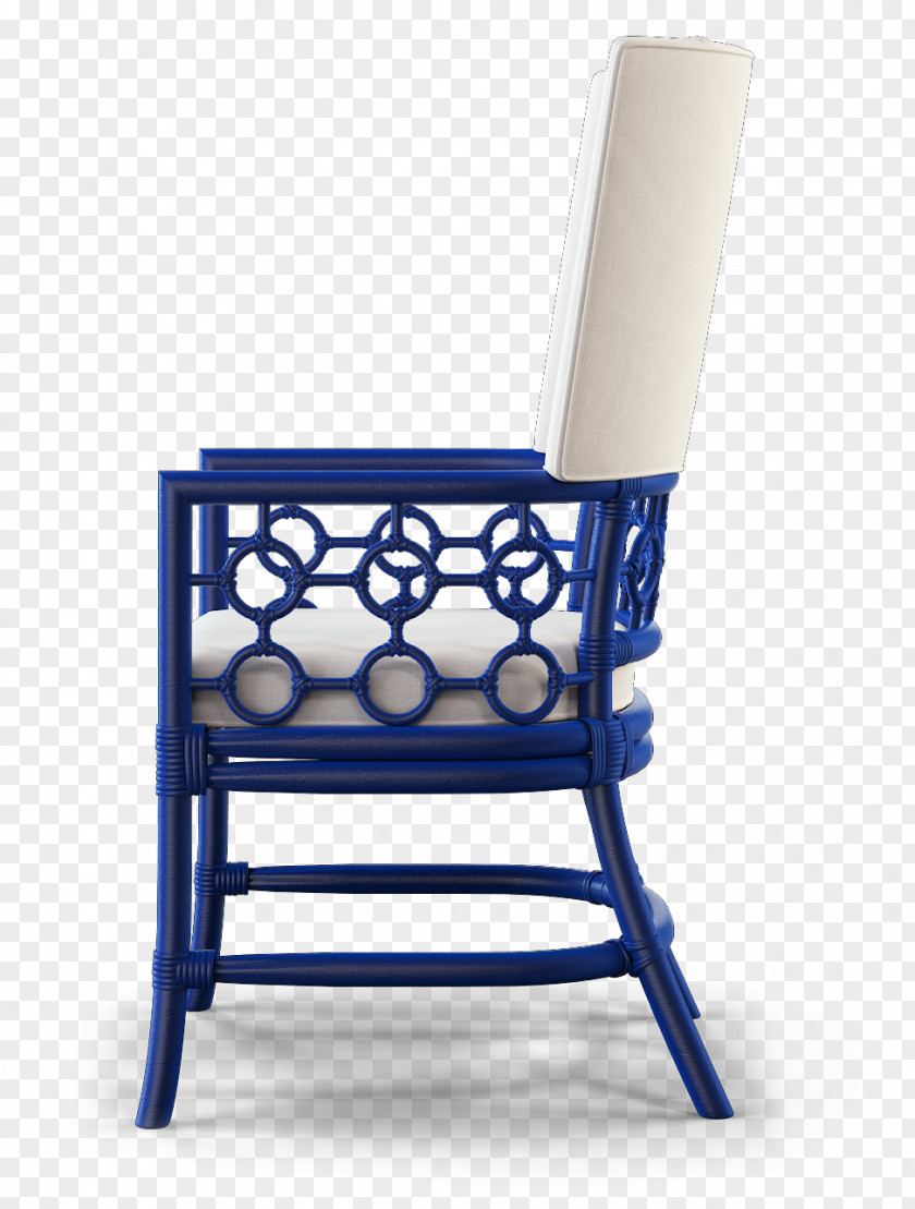 3d Furniture Chair Cobalt Blue Armrest PNG