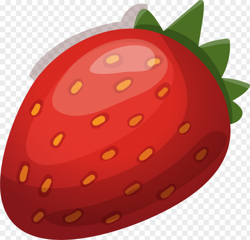 Hand Painted Red Strawberry Aedmaasikas Download PNG