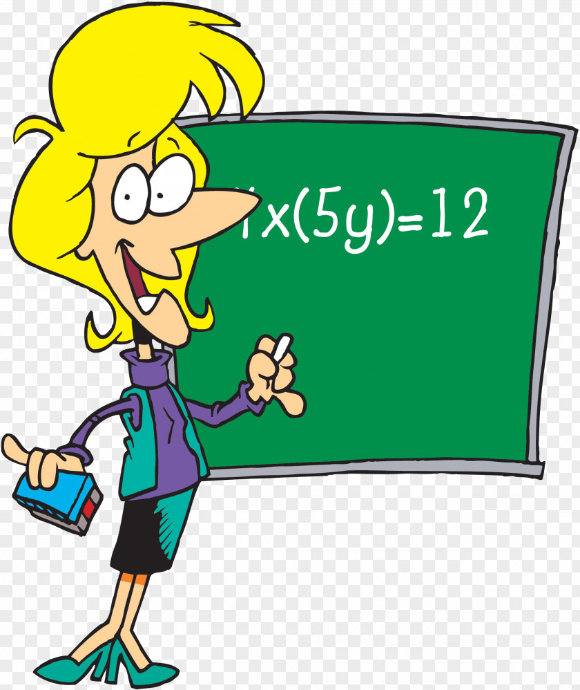 Mathematics Cartoon Teacher Royalty-free PNG