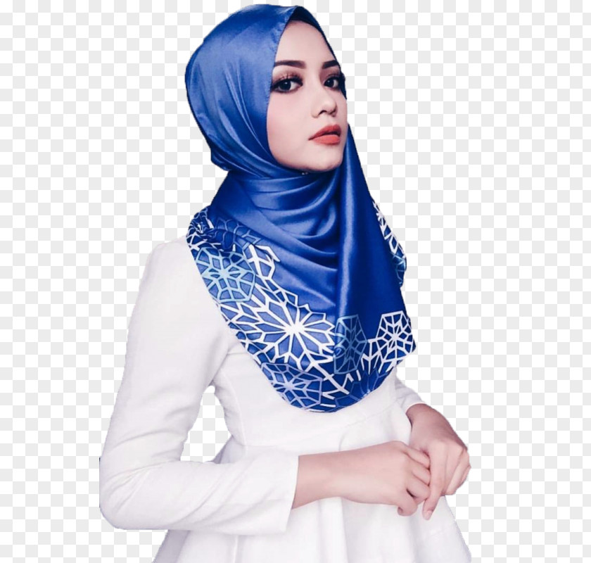 Satin Shawl Hijab BorongTudung.my Chiffon PNG