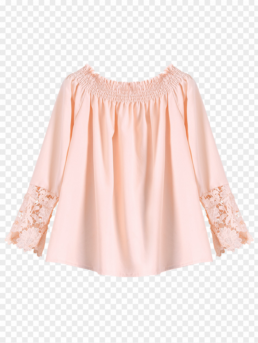 Clothes Sale Sleeve Shoulder Blouse Collar Pink M PNG