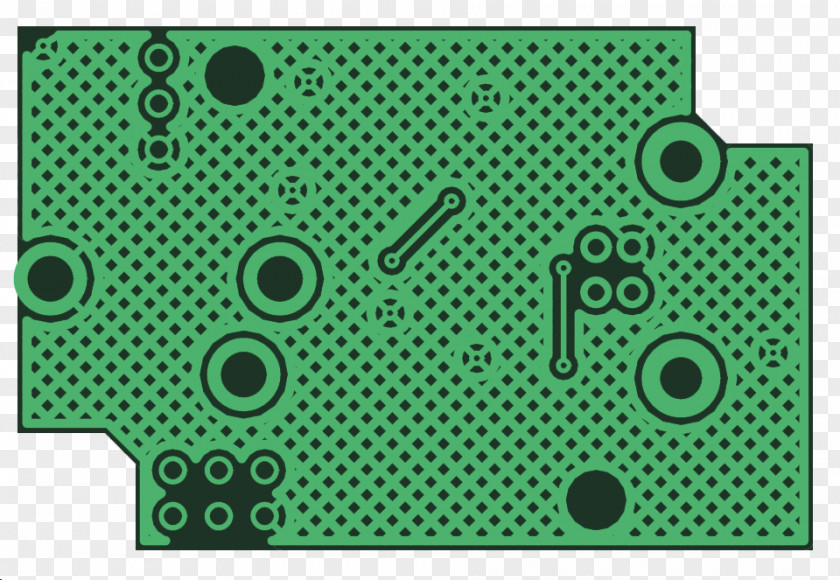Copper Pour Printed Circuit Board Ground Plane Electronic PNG