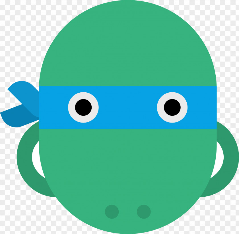 Ninja Turtles Green Turquoise Teal Cartoon Clip Art PNG