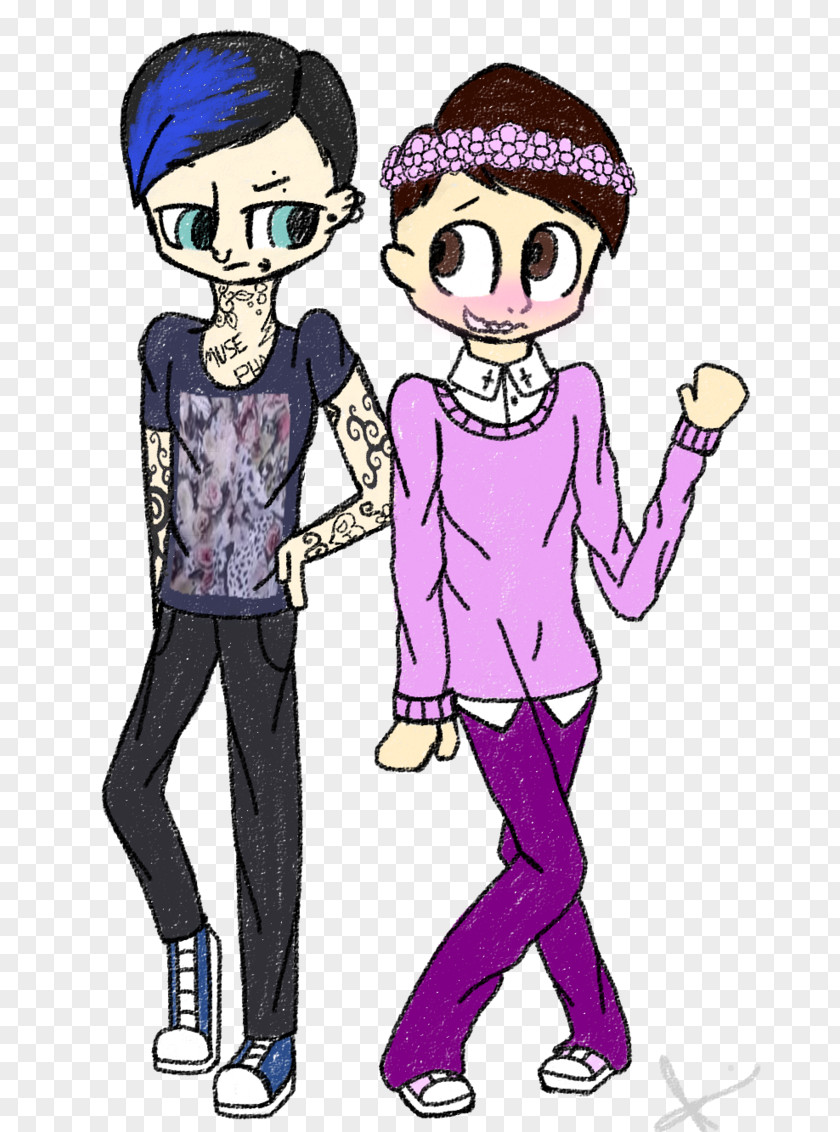 Pastel Dan And Phil Digital Art Illustration Human Behavior Clip PNG