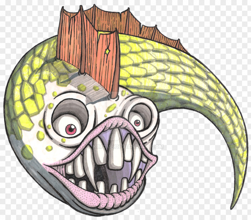 Skull Fish Reptile Clip Art PNG