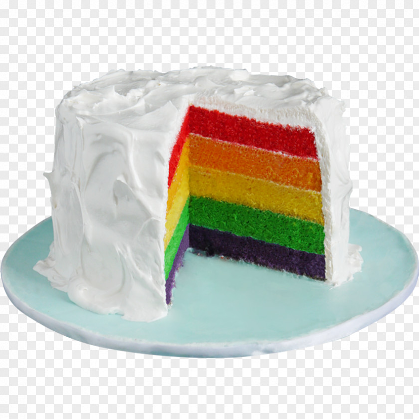 Cake Buttercream Torte Cupcake Pound Rainbow Cookie PNG