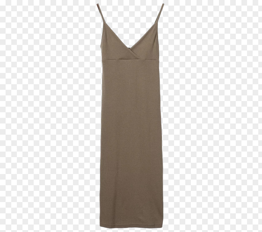 Camel Sunglasses Neck Dress PNG