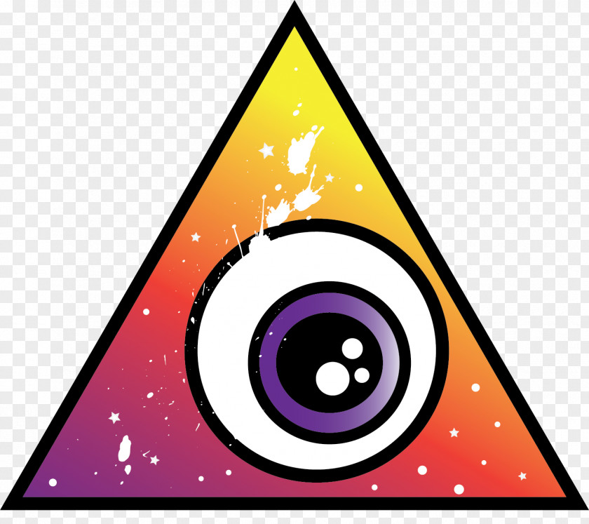 Eye Triangle Of Providence Circle PNG