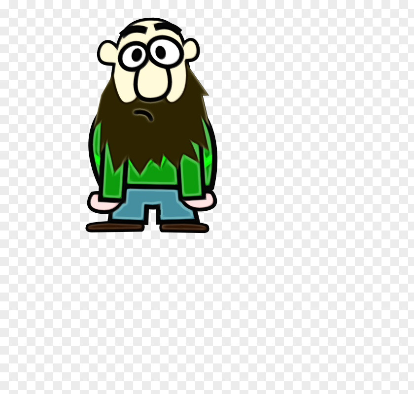 Logo Glasses Cartoon Man Transparency Comics Beard PNG