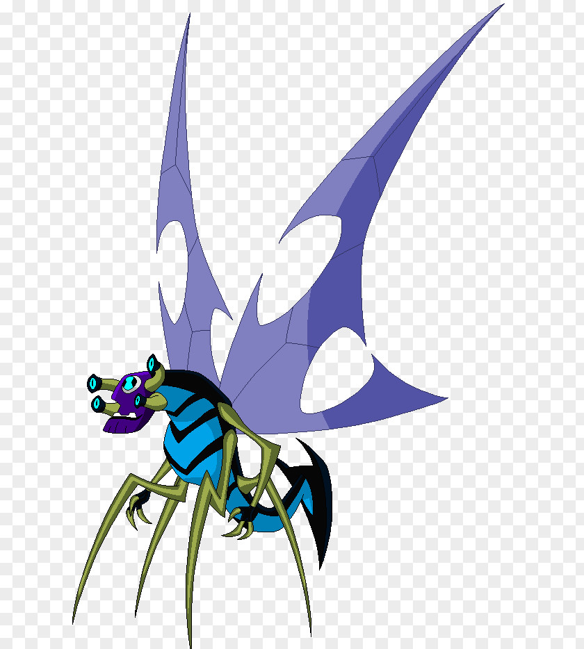 Butterfly Stinkfly Ben 10 Cartoon Fan Art PNG