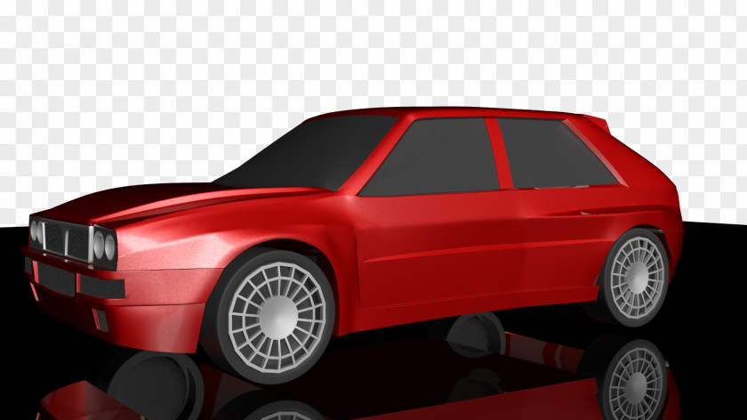 Car Lancia Delta City Automotive Design PNG