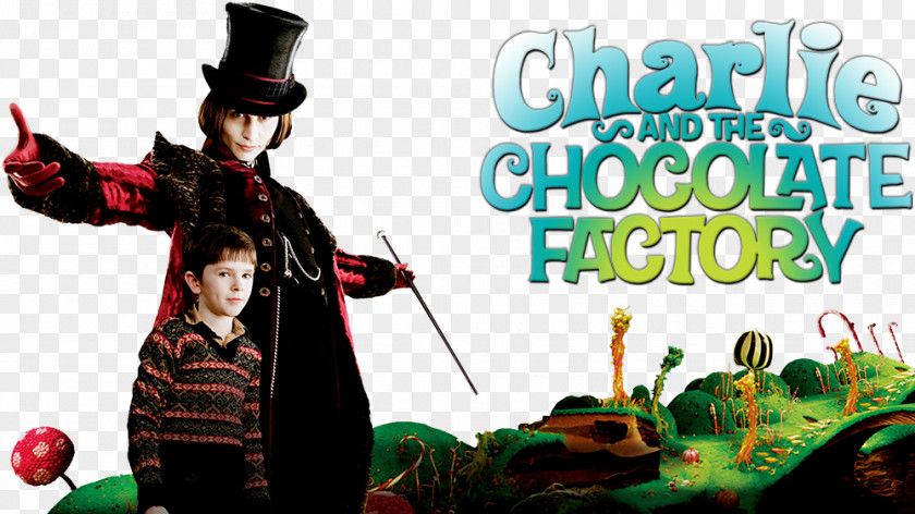Charlie And The Chocolate Factory Title Willy Wonka Bucket Film Fan Art PNG