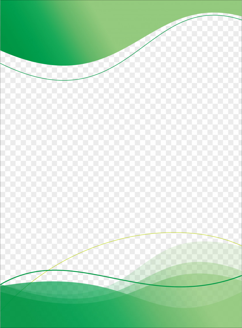 Poster Template Green Pattern PNG