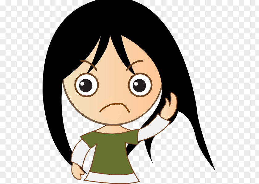 Sadness Girl PNG , Girls Disappointed s clipart PNG