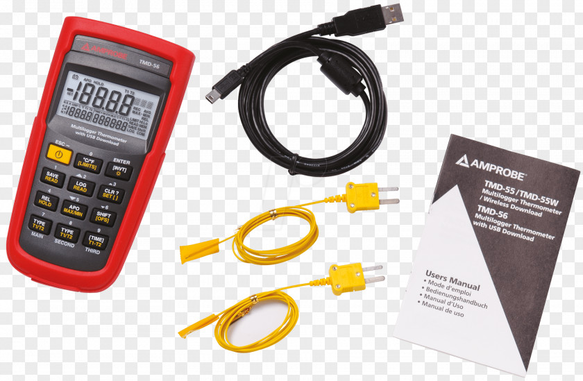 Thermometer Termómetro Digital Thermocouple BEHA-AMPROBE GmbH Electronics PNG